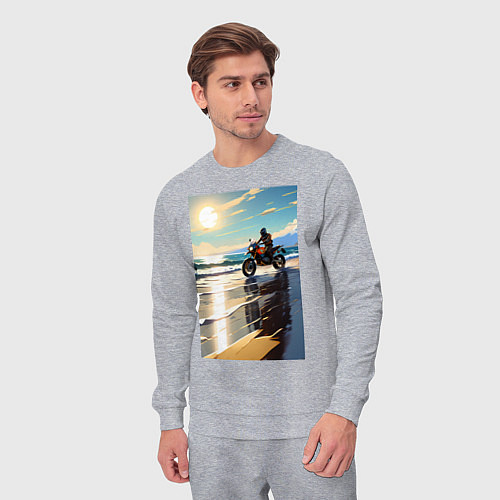 Мужской костюм On the beach / Меланж – фото 3