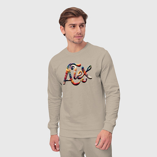 Мужской костюм Alex yarn art / Миндальный – фото 3