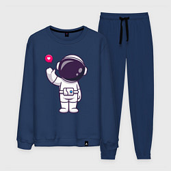 Костюм хлопковый мужской Hello spaceman, цвет: тёмно-синий