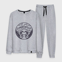 Мужской костюм Ленивец турист с рюкзаком