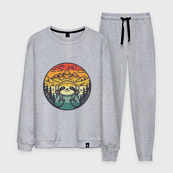 Мужской костюм Ленивец турист путешествует с рюкзаком