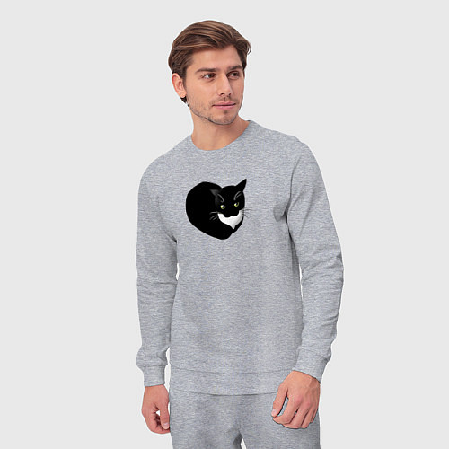 Мужской костюм Кот Максвел / Меланж – фото 3