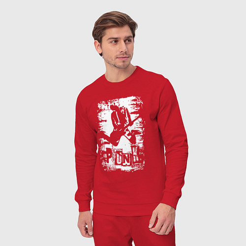 Мужской костюм Punk music / Красный – фото 3