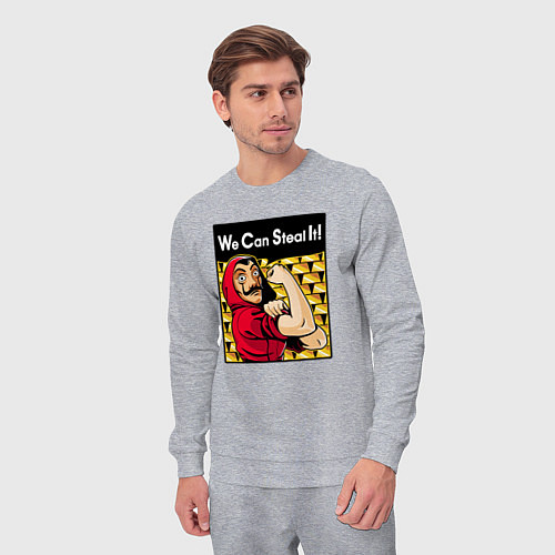 Мужской костюм We can steal it / Меланж – фото 3