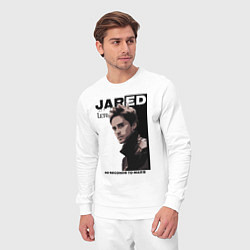 Костюм хлопковый мужской Jared Joseph Leto 30 Seconds To Mars, цвет: белый — фото 2