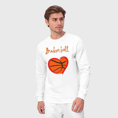 Мужской костюм Basket love / Белый – фото 3
