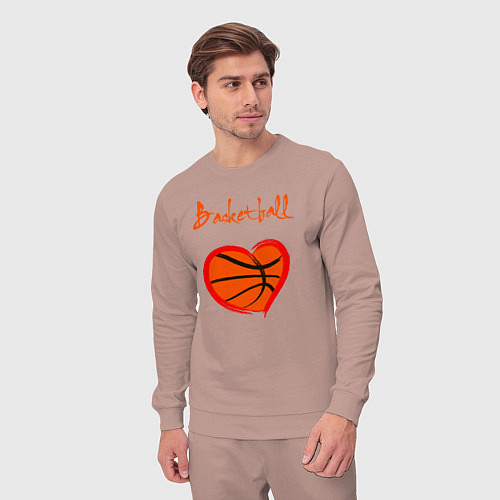 Мужской костюм Basket love / Пыльно-розовый – фото 3