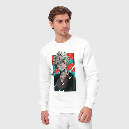 Мужской костюм Адский рай Тёбэй Адза / Белый – фото 3