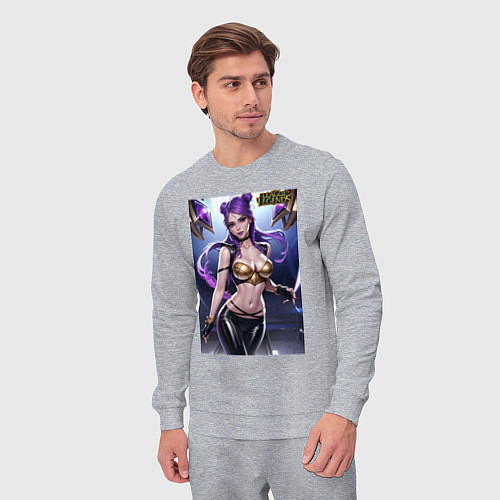 Мужской костюм Akali Kda League Of Legends / Меланж – фото 3