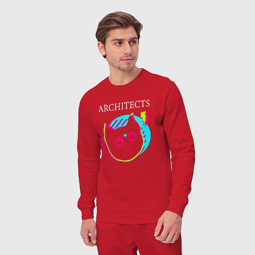 Мужской костюм Architects rock star cat / Красный – фото 3