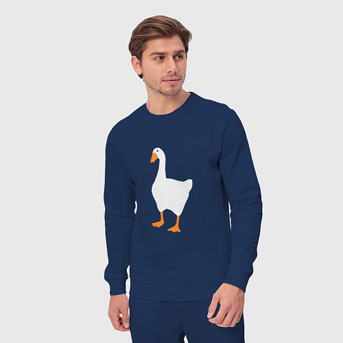 Мужской костюм Untitled goose game honk / Тёмно-синий – фото 3