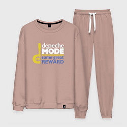 Костюм хлопковый мужской Deepche Mode - Some great reward, цвет: пыльно-розовый