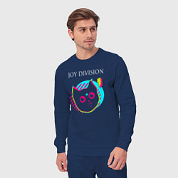 Костюм хлопковый мужской Joy Division rock star cat, цвет: тёмно-синий — фото 2