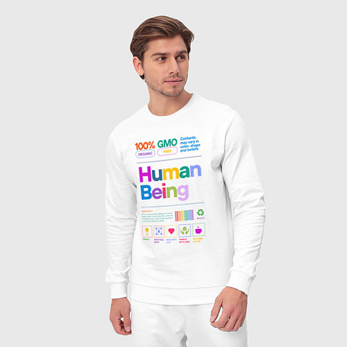 Мужской костюм Человеческое существо - human being / Белый – фото 3
