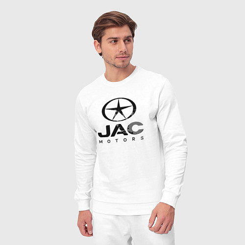 Мужской костюм Jac - logo / Белый – фото 3