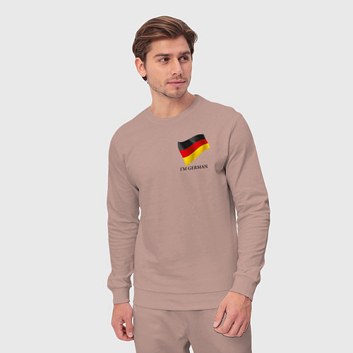 Мужской костюм Im German - motto / Пыльно-розовый – фото 3