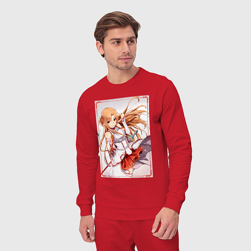 Мужской костюм Асуна Юки мечница / Красный – фото 3