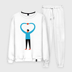 Мужской костюм Сердечко в руках