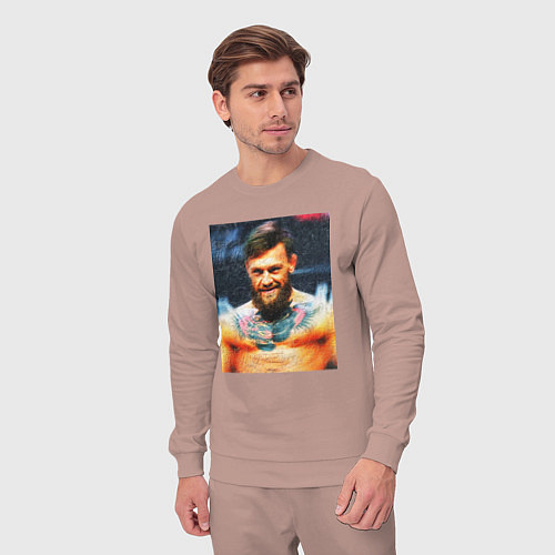 Мужской костюм Конор Магкрегор взгляд / Пыльно-розовый – фото 3