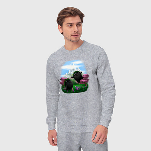 Мужской костюм Духи леса / Меланж – фото 3