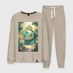 Мужской костюм Покемон Бульбазавр