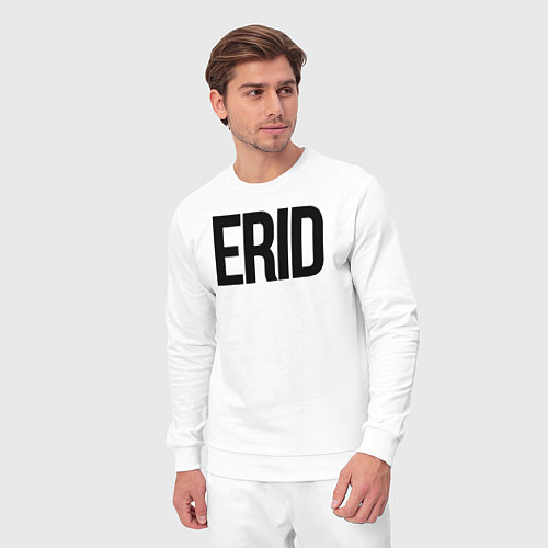 Мужской костюм Токен для рекламы - ERID / Белый – фото 3