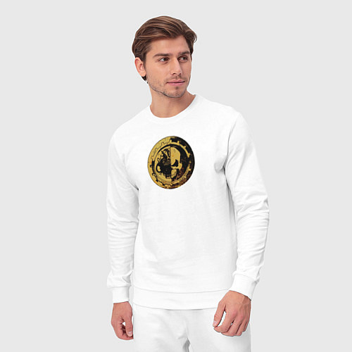 Мужской костюм Механикус Warhammer / Белый – фото 3