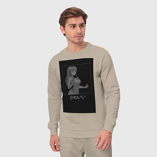 Мужской костюм Милый во Франксе Зеро Ту в купальнике / Миндальный – фото 3