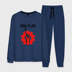 Костюм хлопковый мужской Red Flag - Hammer, цвет: тёмно-синий