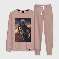 Мужской костюм Магическая битва Сатору Годзё сильнейший