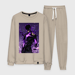 Мужской костюм Поднятие уровня в одиночку Джину Сон теневая броня