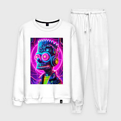 Мужской костюм Кибер Барт Симпсон - неоновое свечение