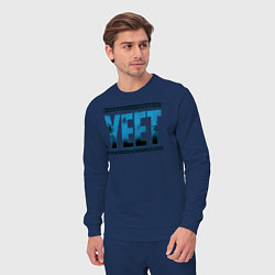 Костюм хлопковый мужской Jey Uso yeet wwe, цвет: тёмно-синий — фото 2
