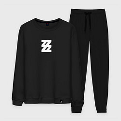 Костюм хлопковый мужской Zenless Zone Zero logotype, цвет: черный