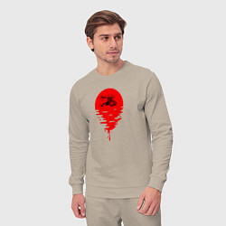 Костюм хлопковый мужской Ultrakill V1, цвет: миндальный — фото 2