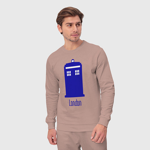 Мужской костюм Tardis - London / Пыльно-розовый – фото 3