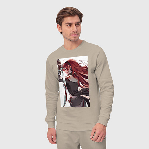 Мужской костюм Реинкарнация безработного Бореас Грейрат / Миндальный – фото 3