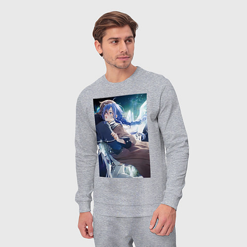 Мужской костюм Реинкарнация безработного Рокси Мигурдия и спасите / Меланж – фото 3