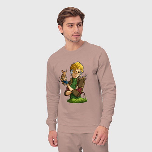 Мужской костюм Фиби - RimWorld / Пыльно-розовый – фото 3