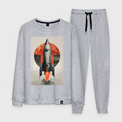 Мужской костюм Постер ракеты