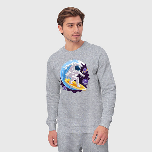 Мужской костюм Space surfing / Меланж – фото 3