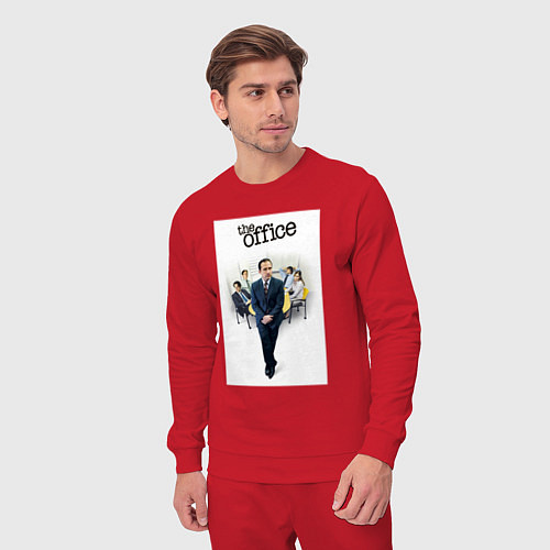 Мужской костюм The office characters / Красный – фото 3