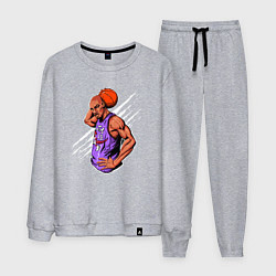 Костюм хлопковый мужской Vince Carter dunker, цвет: меланж