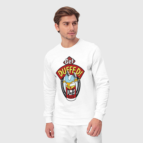 Мужской костюм Duff beer with Homer / Белый – фото 3