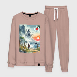 Мужской костюм Ghost of Tsushima - watercolor