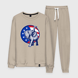 Мужской костюм USA elephant