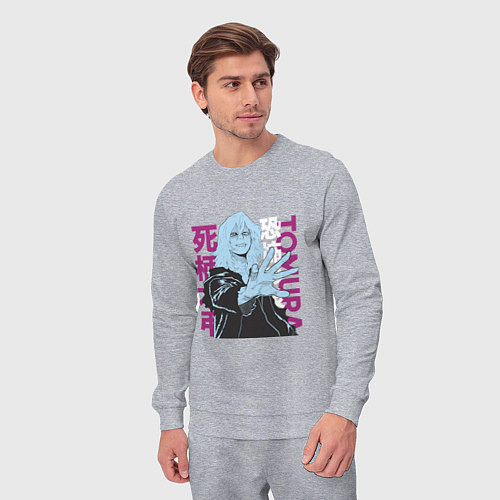 Мужской костюм Моя геройская академия Шигараки Томура / Меланж – фото 3