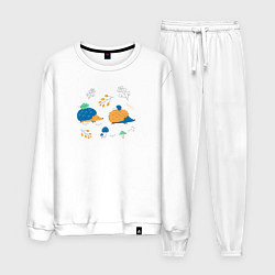 Мужской костюм Ежики в лесу с веточками и грибами