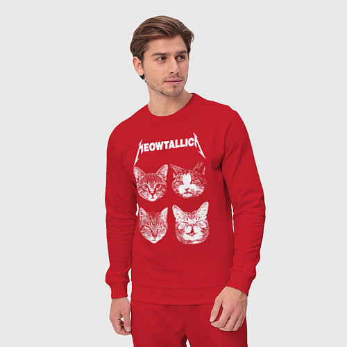 Мужской костюм Мяуталлика коты / Красный – фото 3
