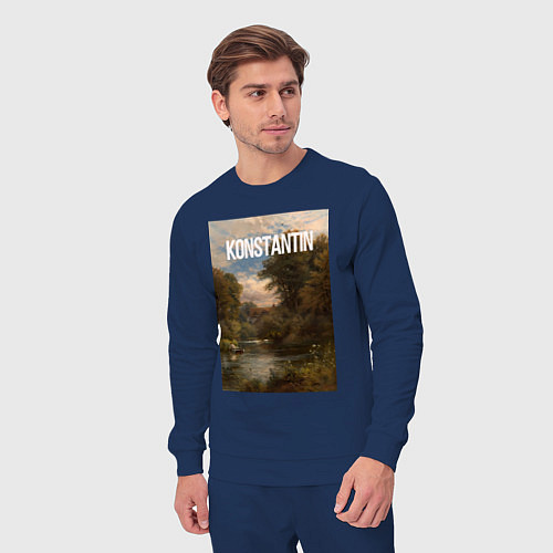 Мужской костюм Konstantin озеро в лесу / Тёмно-синий – фото 3